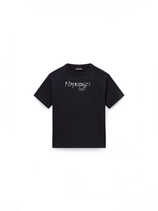 Foto van product NAPAPIJRI Shirt 'S-Primiero' grijs / lichtgrijs / zwart