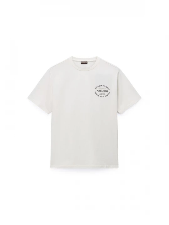 Foto van product NAPAPIJRI Shirt 'S-Swhol' geel / groen / zwart / wit