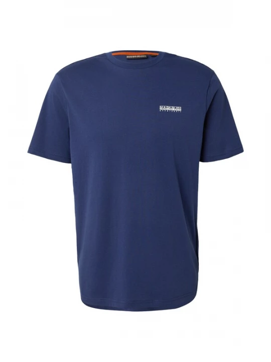 Foto van product NAPAPIJRI Shirt 'S-YOSE' donkerblauw / groen / offwhite