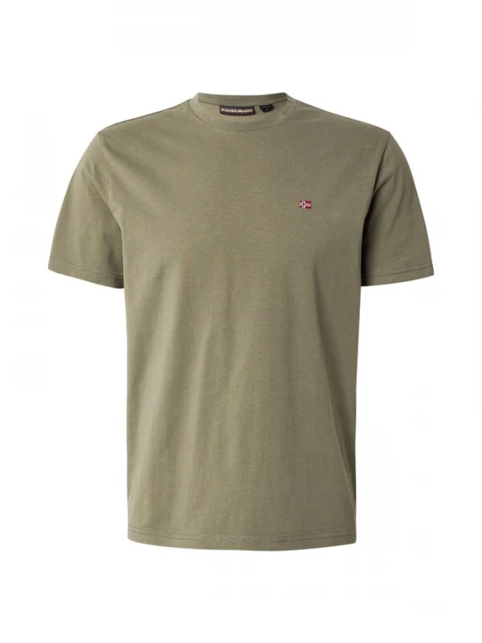 Foto van product NAPAPIJRI Shirt 'Salis' navy / olijfgroen / kersrood / wit