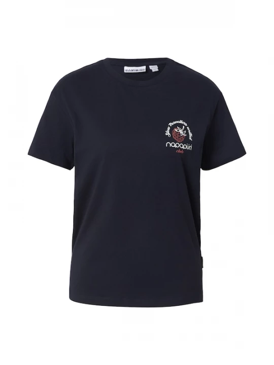 Foto van product NAPAPIJRI Shirt 'SALMYS' rood / zwart / wit