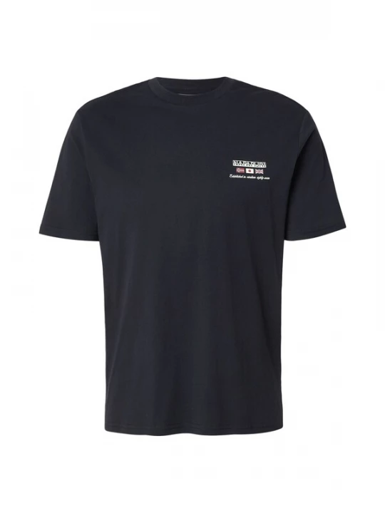 Foto van product NAPAPIJRI Shirt 'SERAE' knalrood / zwart / wit