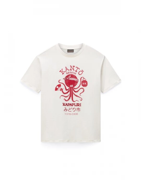Foto van product NAPAPIJRI Shirt 'Sunda' rood / natuurwit