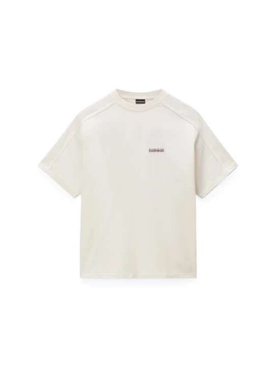 Foto van product NAPAPIJRI Shirt 'TEZA' donkerbruin / offwhite