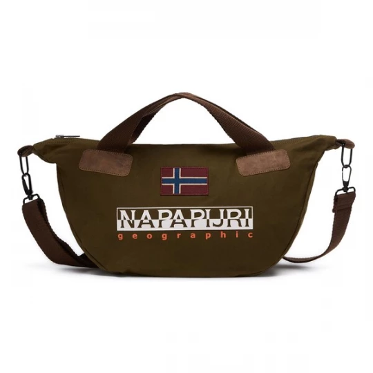 Foto van product NAPAPIJRI Shopper 'Reflect' olijfgroen / donkeroranje / offwhite