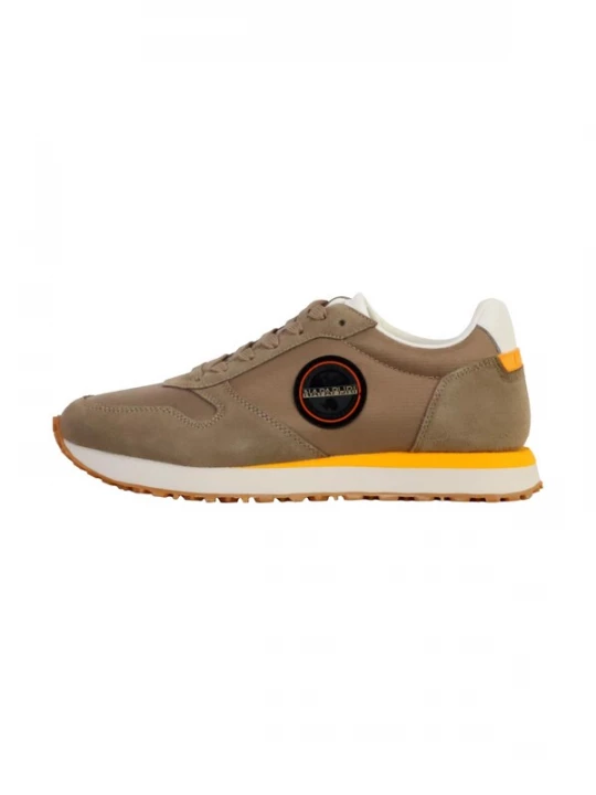 Foto van product NAPAPIJRI Sportieve veterschoen 'Sun Low-Top-Sneaker aus Leder' bruin gemêleerd