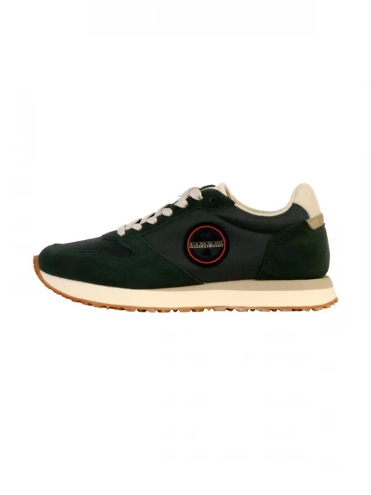 Foto van product NAPAPIJRI Sportieve veterschoen 'Sun Low-Top-Sneaker aus Leder' groen