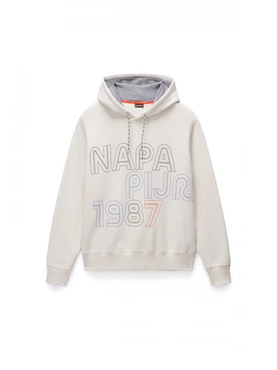 Foto van product NAPAPIJRI Sweatshirt 'B-Fiemme' blauw / oranje / zwart / natuurwit