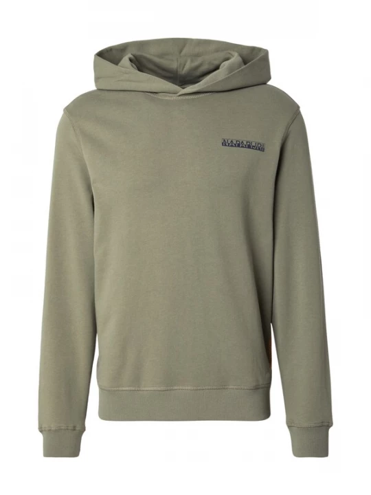 Foto van product NAPAPIJRI Sweatshirt 'BUSEE' lichtgroen / donkeroranje / zwart / wit