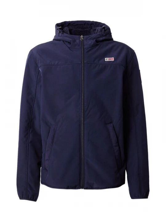 Foto van product NAPAPIJRI Tussenjas 'ASHERMAN' navy / rood / wit