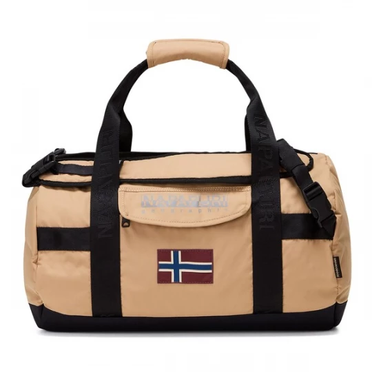 Foto van product NAPAPIJRI Weekendtas 'Bering' navy / lichtbruin / grijs / rood