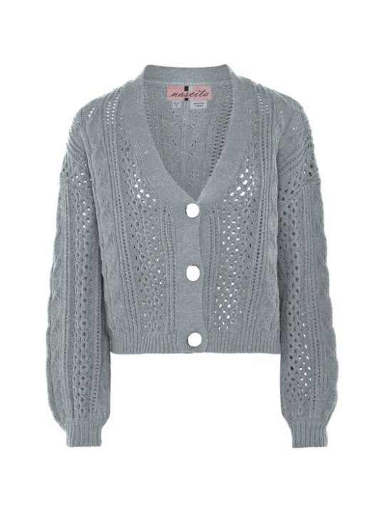 Foto van product nascita Gebreid vest grijs