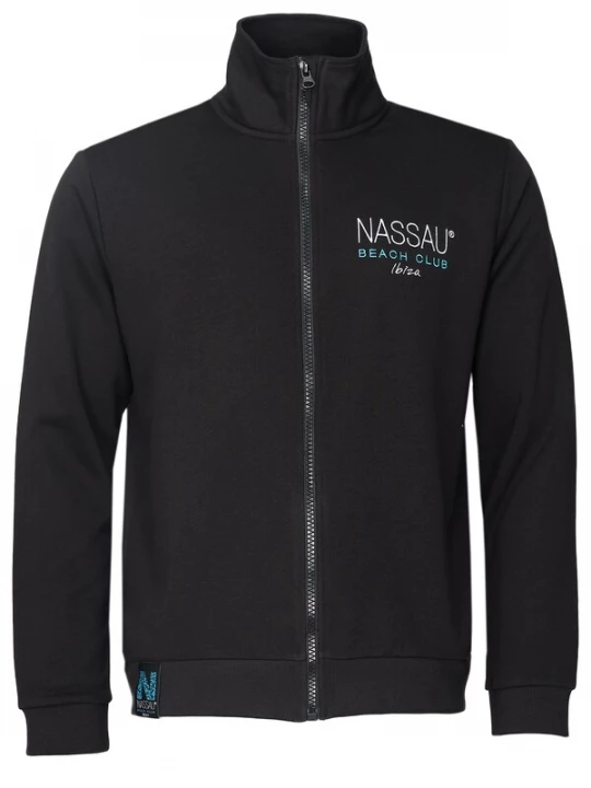 Foto van product NASSAU Beach Club Sweatvest blauw / zwart / wit