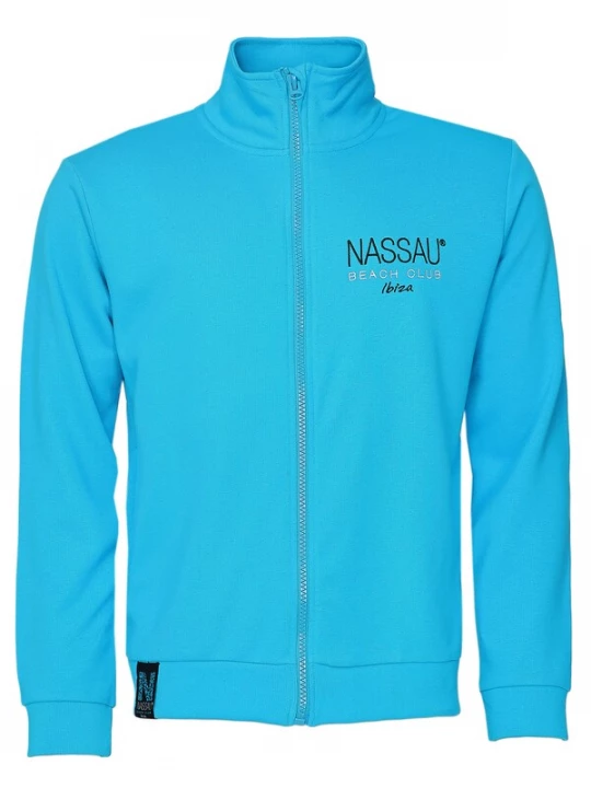 Foto van product NASSAU Beach Club Sweatvest blauw / zwart / zilver