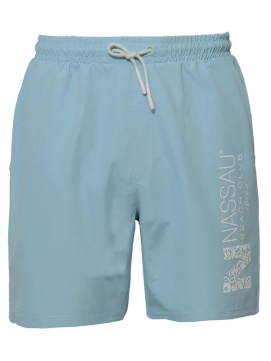 Foto van product NASSAU Beach Club Zwemshorts '231018' lichtblauw / wit
