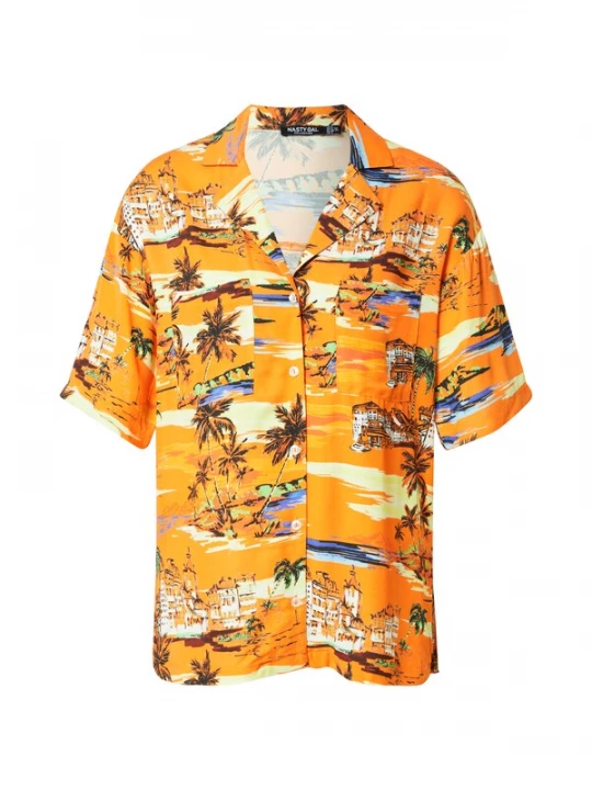 Foto van product Nasty Gal Blouse gemengde kleuren / oranje