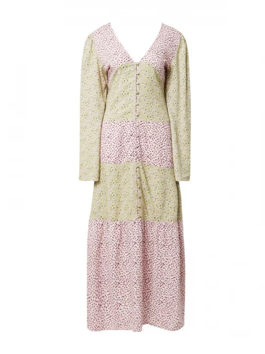 Foto van product Nasty Gal Blousejurk appel / lichtlila / rosa / donkerrood