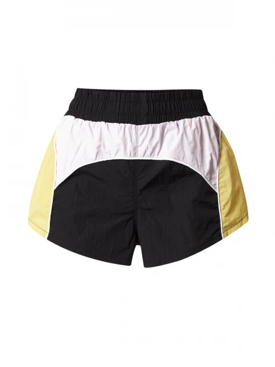 Foto van product Nasty Gal Broek lichtgeel / rosa / zwart