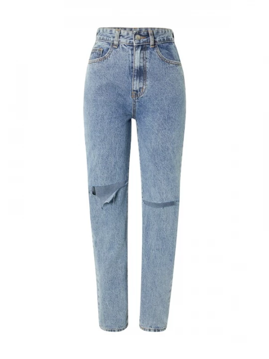 Foto van product Nasty Gal Jeans 'Distressed' blauw denim