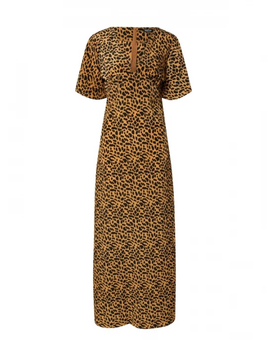 Foto van product Nasty Gal Jurk cognac / zwart