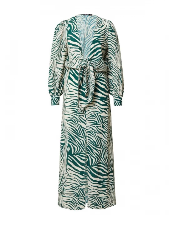 Foto van product Nasty Gal Jurk ecru / groen