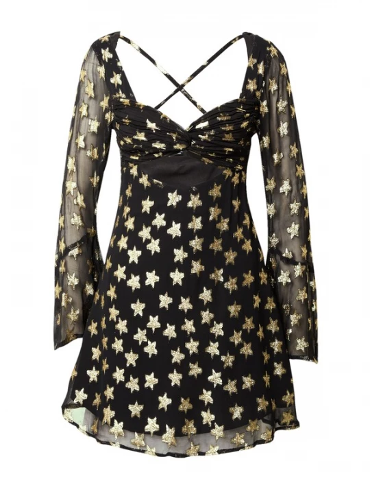 Foto van product Nasty Gal Jurk goud / zwart