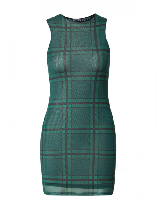 Foto van product Nasty Gal Jurk groen / zwart
