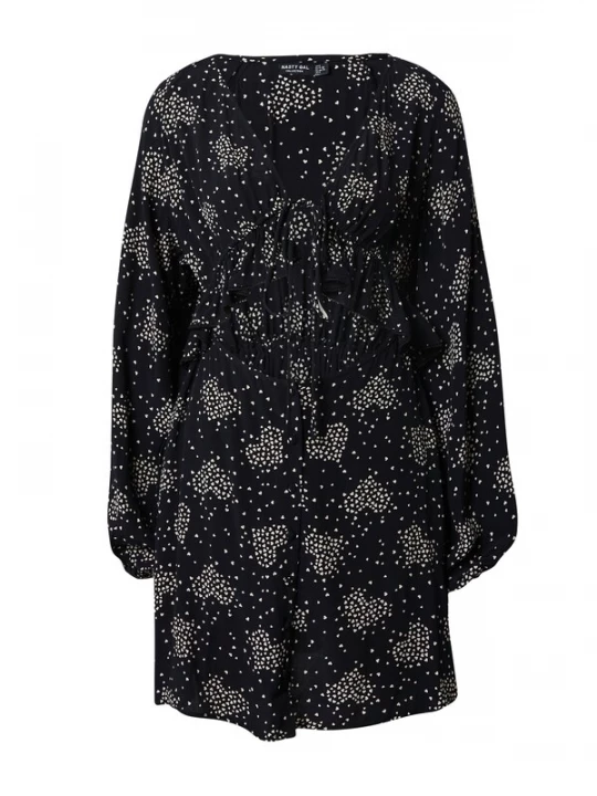 Foto van product Nasty Gal Jurk navy / wit