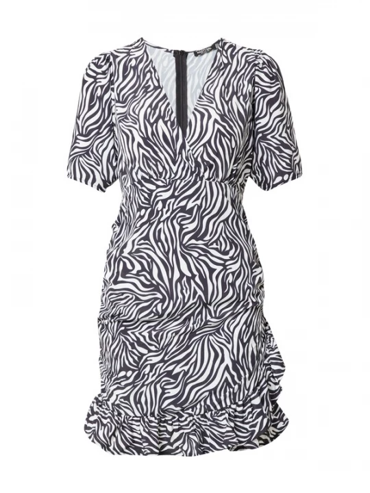 Foto van product Nasty Gal Jurk zwart / wit