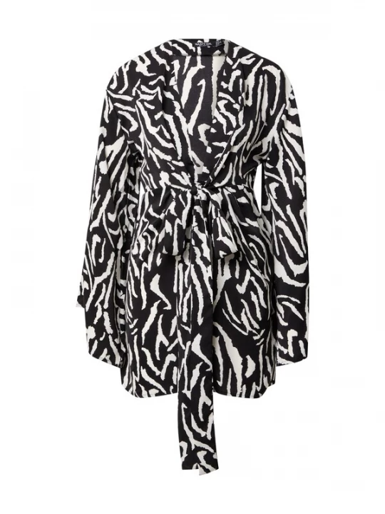 Foto van product Nasty Gal Jurk zwart / wit