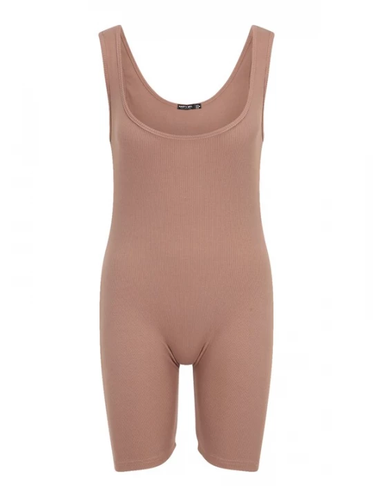 Foto van product Nasty Gal Petite Jumpsuit lichtbruin