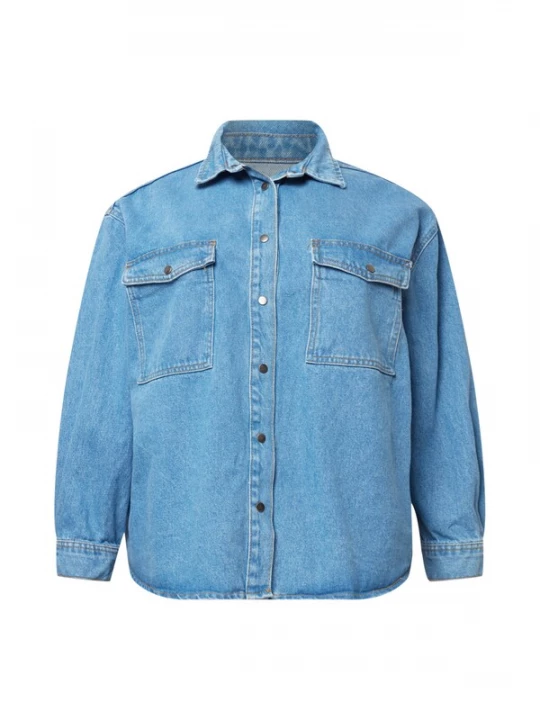 Foto van product Nasty Gal Plus Tussenjas lichtblauw