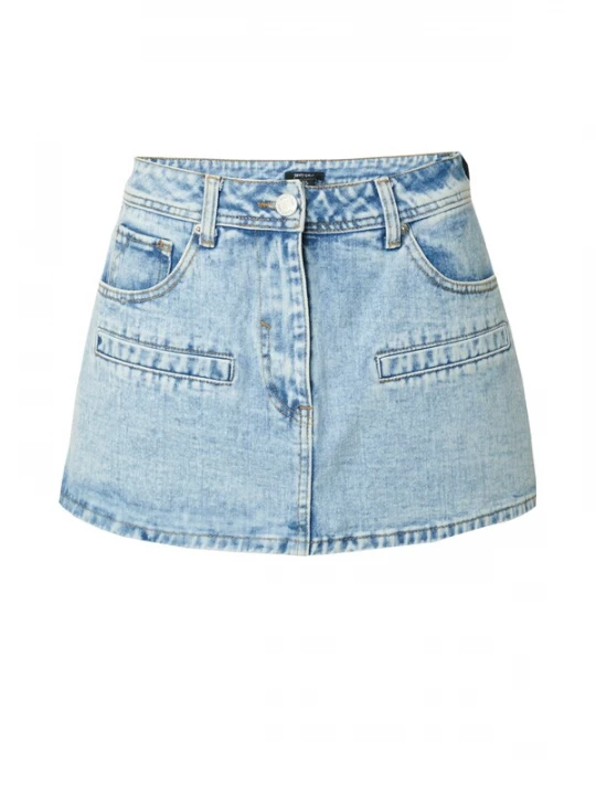 Foto van product Nasty Gal Rok blauw denim