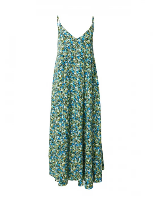 Foto van product Nasty Gal Zomerjurk blauw / grasgroen / wit