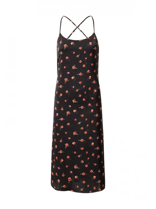 Foto van product Nasty Gal Zomerjurk grasgroen / lichtrood / zwart