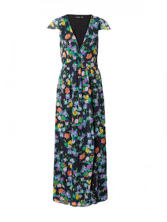 Foto van product Nasty Gal Zomerjurk nachtblauw / royal blue / koningsblauw / lichtblauw / groen