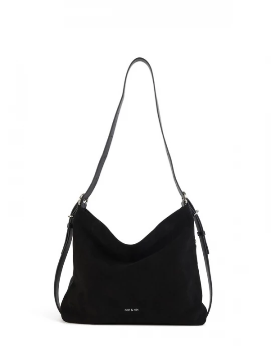 Foto van product Nat&Nin Schoudertas ' MOREEN ' zwart