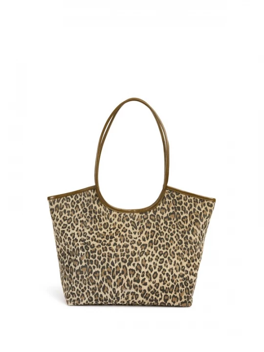 Foto van product Nat&Nin Shopper 'Milan' beige / bruin / zwart
