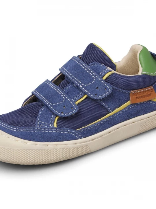 Foto van product NATURINO Sneakers 'BAREFOOT KESY VL.' donkerblauw / lichtgeel / groen