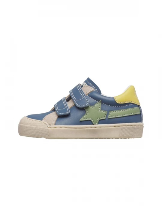 Foto van product NATURINO Sneakers 'SINGERY LOW VL.' duifblauw
