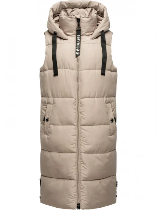 Foto van product NAVAHOO Bodywarmer beige / zwart
