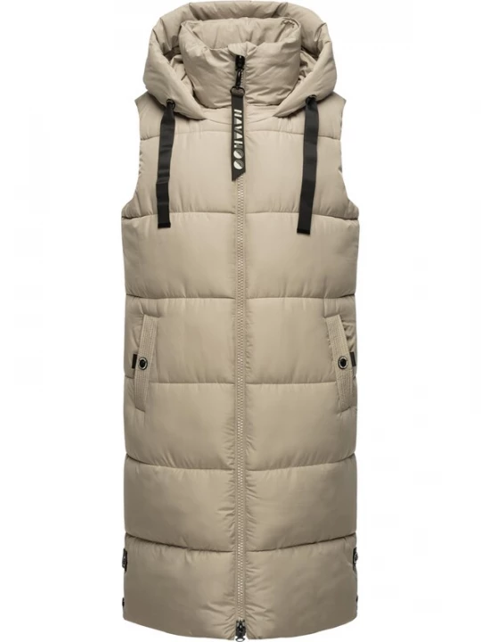 Foto van product NAVAHOO Bodywarmer beige / zwart / wit