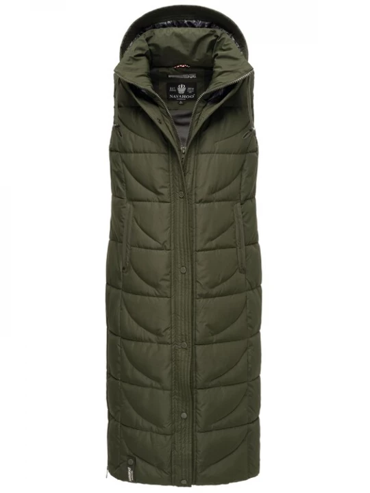 Foto van product NAVAHOO Bodywarmer 'Brezelchen' olijfgroen