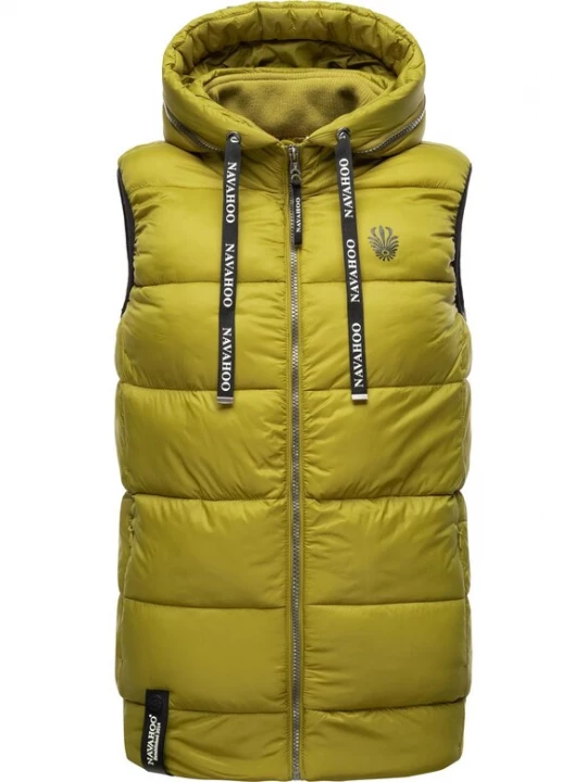 Foto van product NAVAHOO Bodywarmer 'Kassidy' olijfgroen / zwart / wit