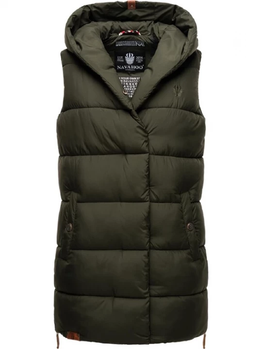 Foto van product NAVAHOO Bodywarmer 'Madilynaa' olijfgroen