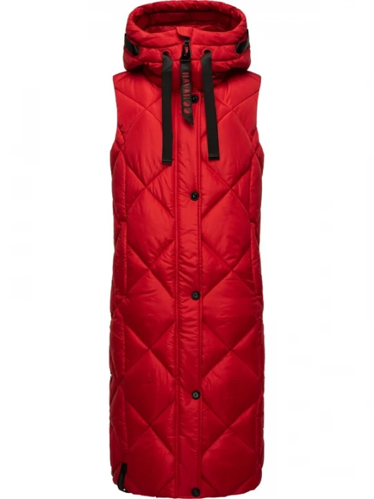 Foto van product NAVAHOO Bodywarmer 'Schnuckel' knalrood / zwart