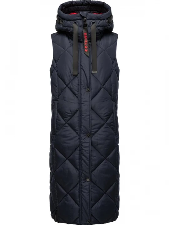 Foto van product NAVAHOO Bodywarmer 'Schnuckel' navy / grenadine / zwart
