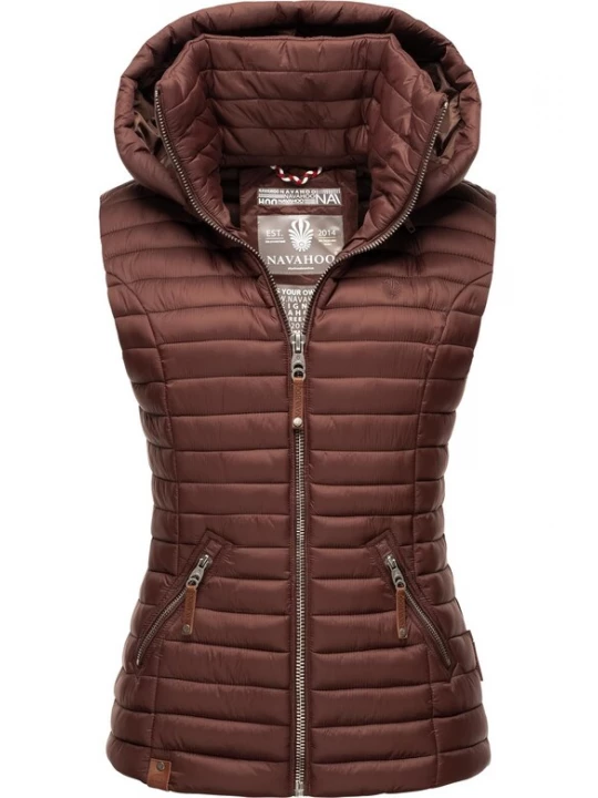 Foto van product NAVAHOO Bodywarmer 'Shadaa' kastanjebruin
