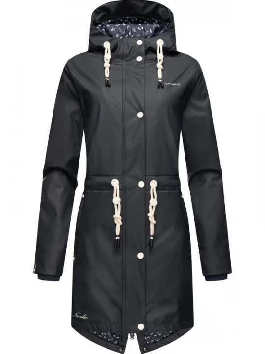 Foto van product NAVAHOO Functionele jas 'Flower of Ocean' navy / wit