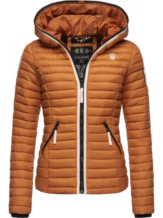 Foto van product NAVAHOO Tussenjas 'Kimuk' cognac / wit